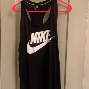 Nike Black Racerback Cotton Tank